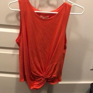 Front knot orange Abercrombie and Fitch essential